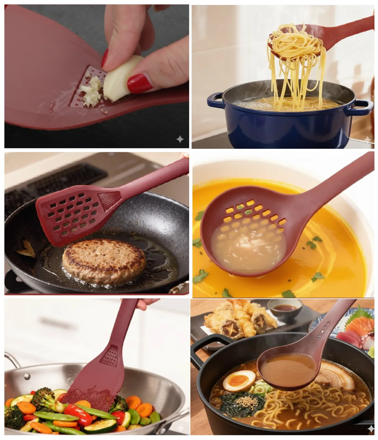 Cheffinger CF-UT04 redskapsset 4 delar