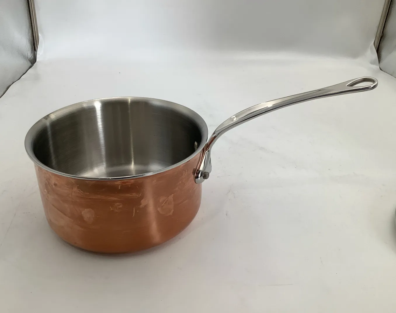 Mauviel M'Triply S kastrull 2,5 liter koppar