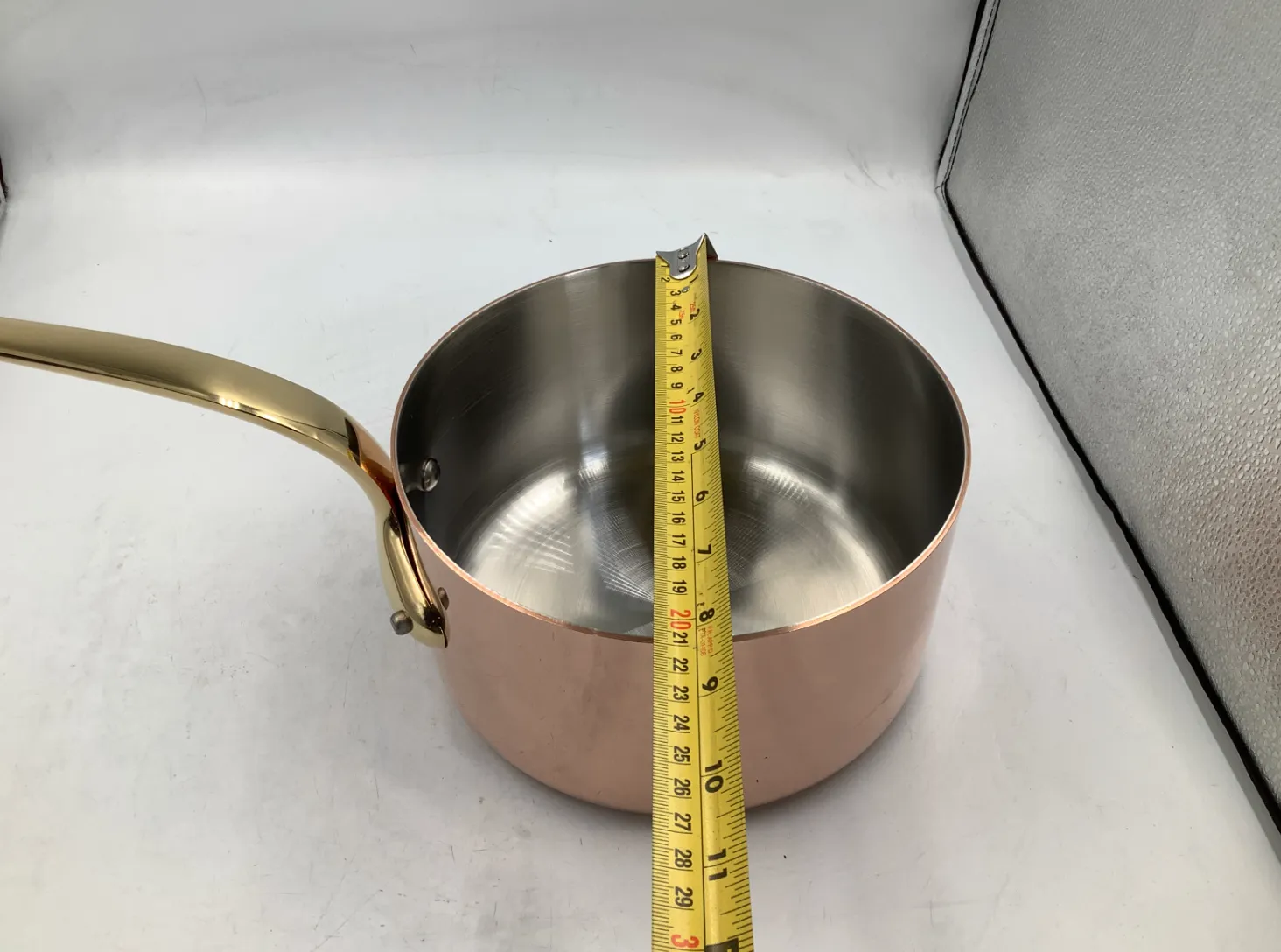 Mauviel M'Heritage M'200 B kastrull med lock 3,1 l koppar