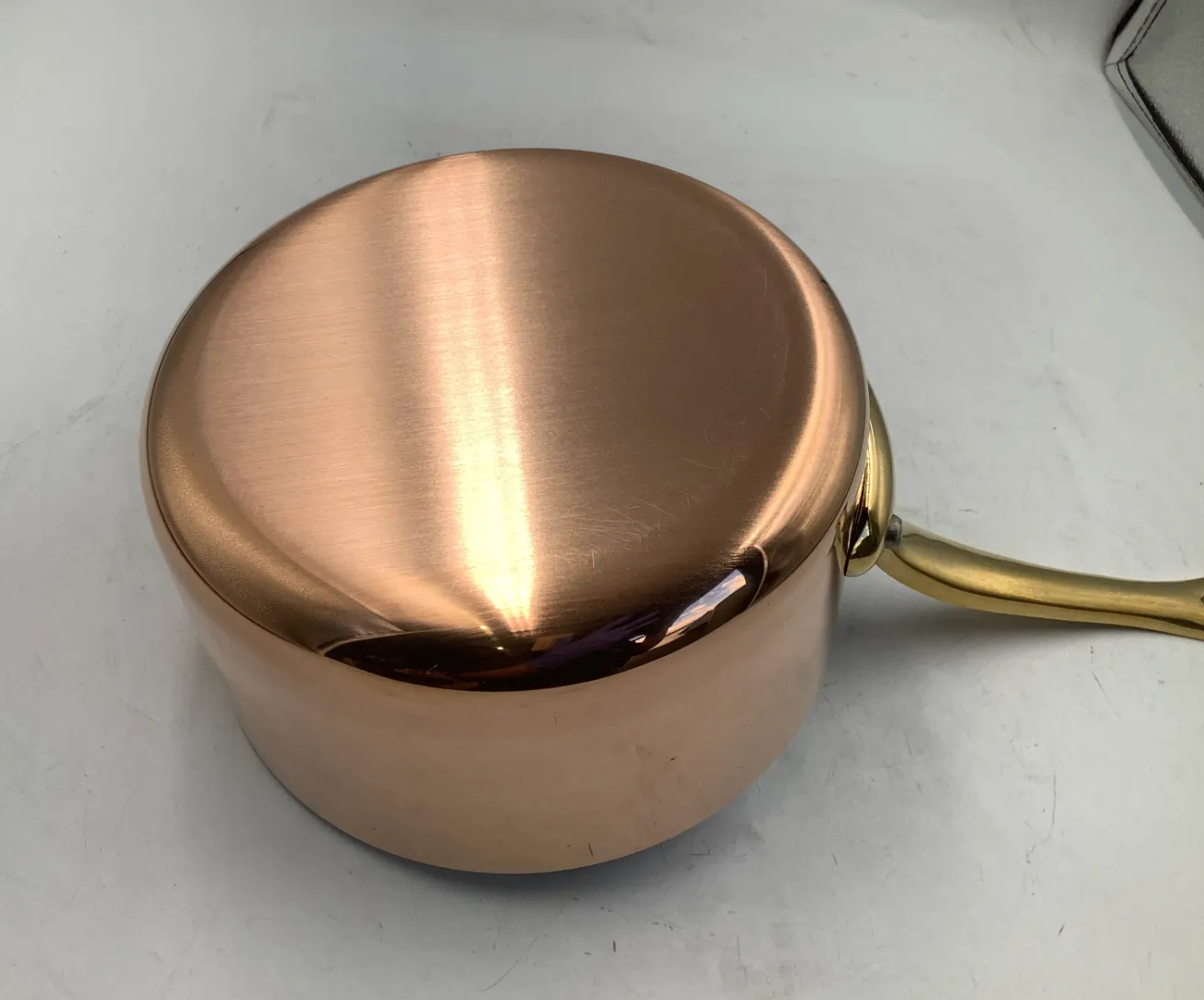 Mauviel M'Héritage M'200 B kastrull med lock 1,7 L koppar