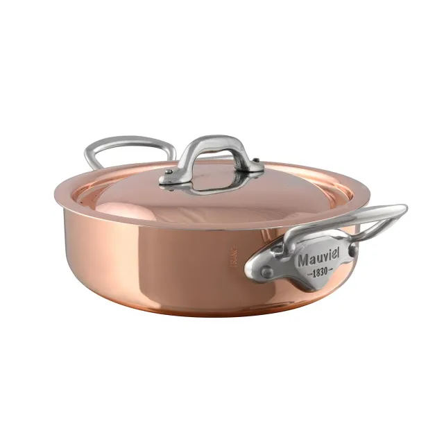 Mauviel M'Héritage M'150 S rondeau koppar med lock