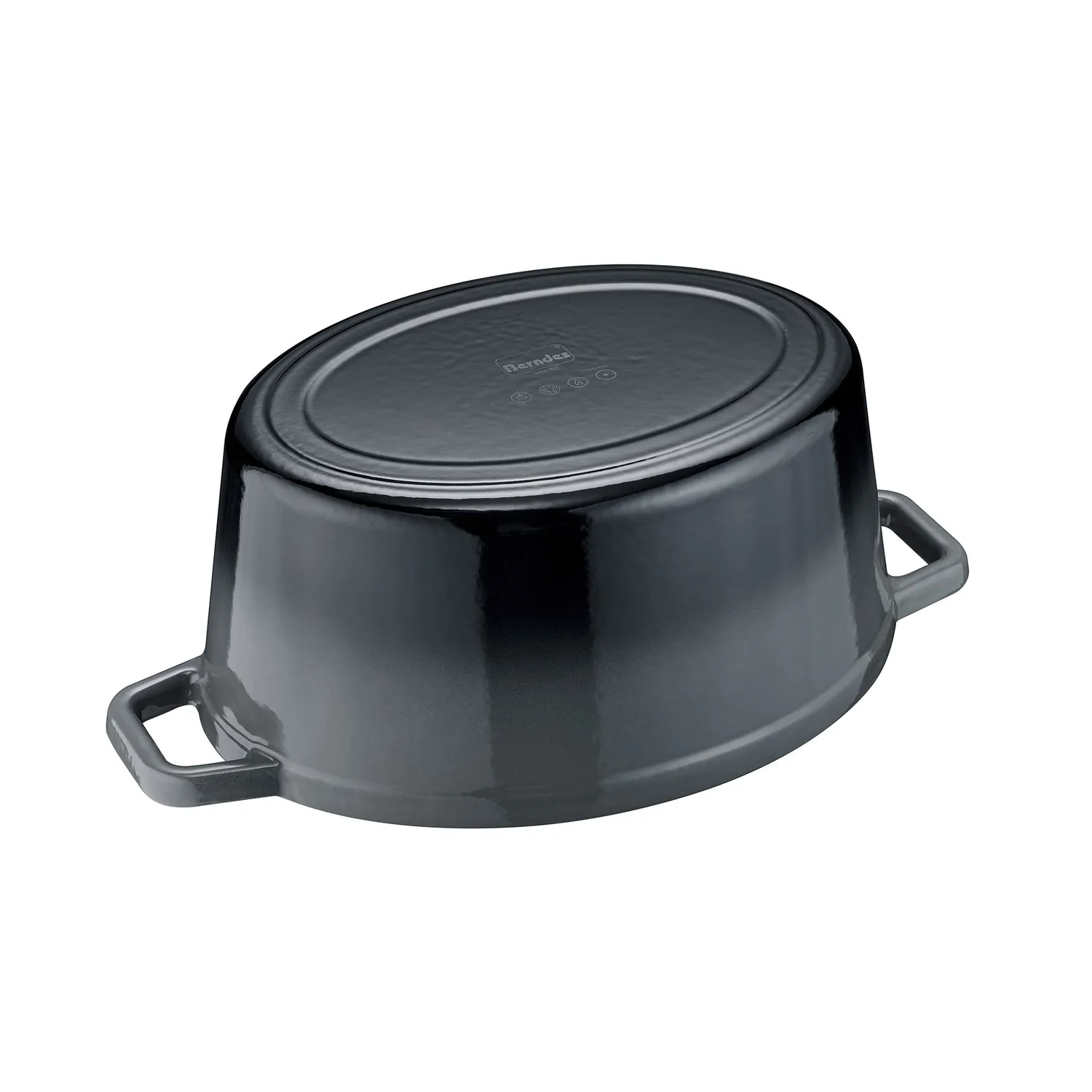 Berndes b.iron gryta oval 31x24 cm gjutjärn 6 liter