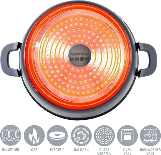 Cheffinger CF-CSP24 kastrull 24 cm induktion