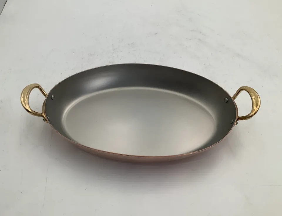 Mauviel M'Héritage M'150B gratängform koppar oval 25 cm