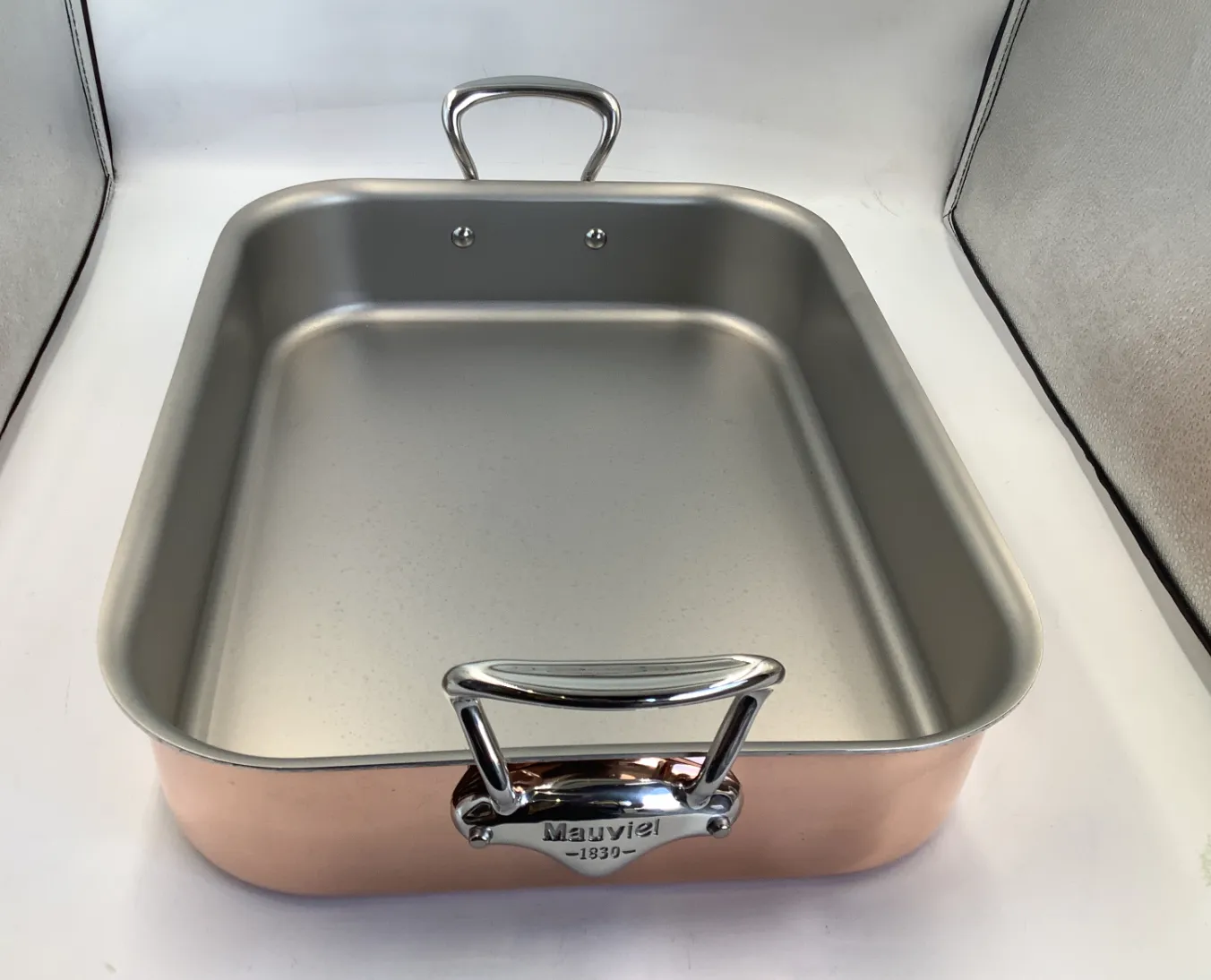 Mauviel M'Heritage M150 Långpanna koppar galler öppen