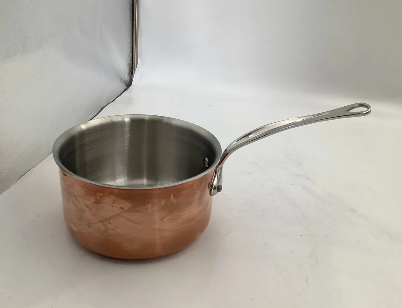 Mauviel M'Triply S kastrull 2,5 liter koppar